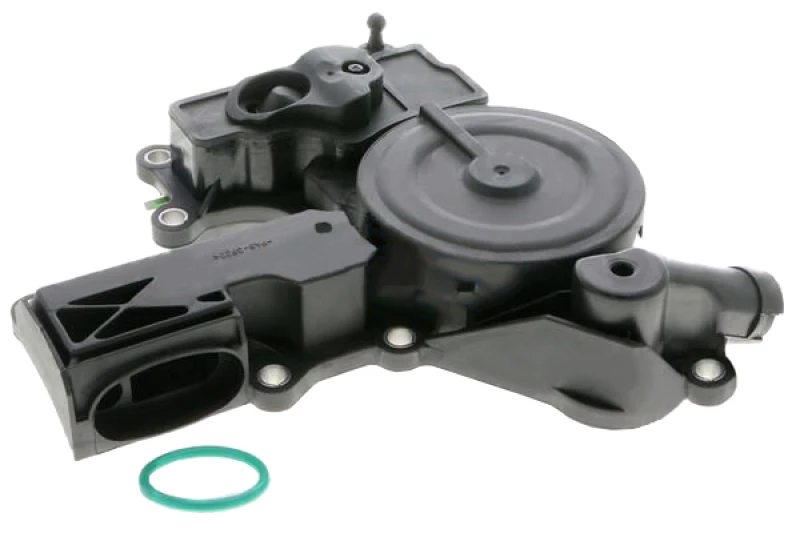 Image of VAICO V10-2595 Oil Trap, crankcase breather with gasket/seal, Cylinder Head, EXPERT KITS + Oil Trap,crankcase breather (3324)