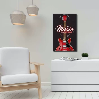 Image of 45702019C - 028 Multicolor Decorative Canvas Painting