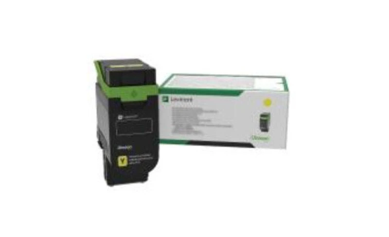 Image of Lexmark 75M2HY0 Yellow High Capacity Return Programme Toner Cartridge (Original)