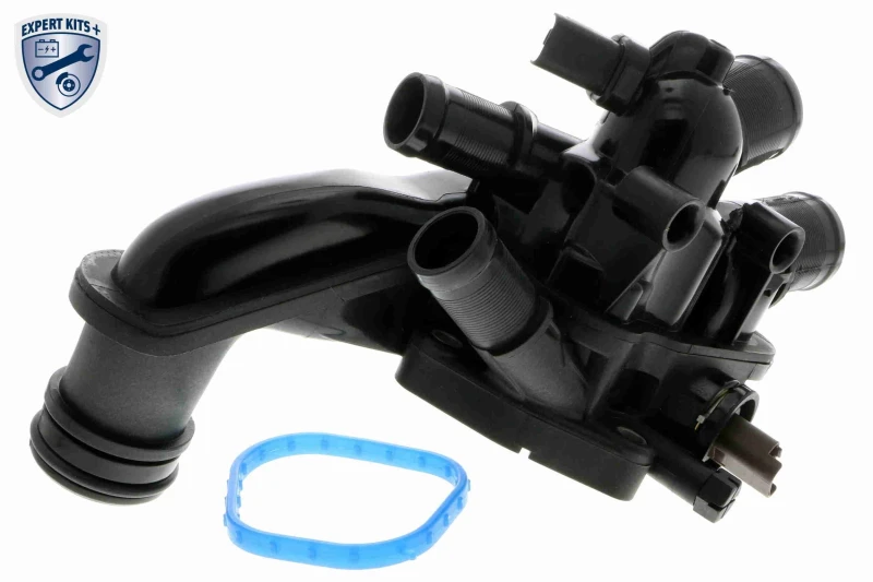 Image of VEMO V42-99-0016 Engine thermostat EXPERT KITS + Opening Temperature: 105°C, with gasket/seal, Synthetic Material Housing, with sensor Thermostat,coo