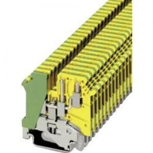 image of Twin terminal UK 5 TWIN PE Phoenix Contact Green yellow