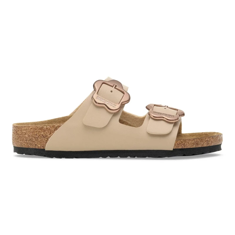 Image of Birkenstock Children's sandals Birkenstock Arizona Flower Birko-Flor Marron Unisex 28 Etroit
