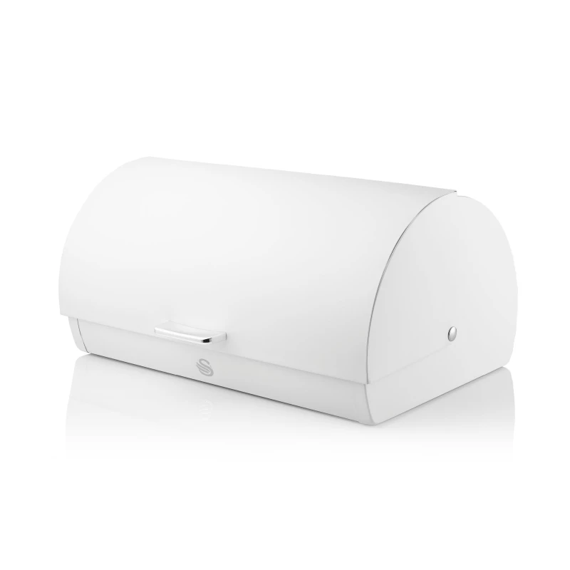 Image of Swan Serenity Bread Bin - White Canisters Medium White 38988701390
