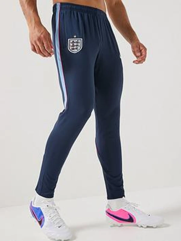 Image of Nike Mens England International Licensed Tracksuit Bottoms - Blue Male S