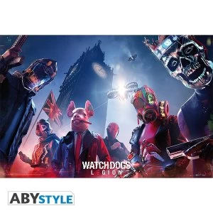 Image of Watch Dogs - Keyart Legion Poster (91.5X61)