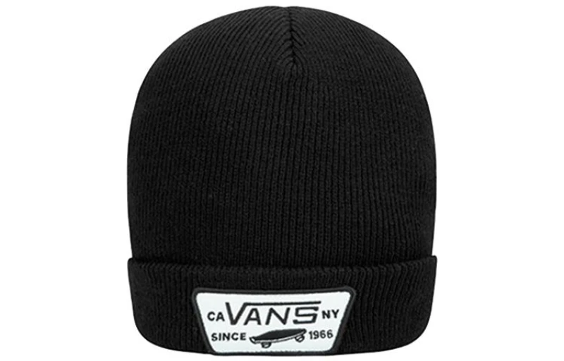 Image of Vans Black Milford Beanie Black Male One 167761UK