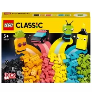 image of LEGO 11027 Classic Creative Neon Fun Toy Set for Merchandise