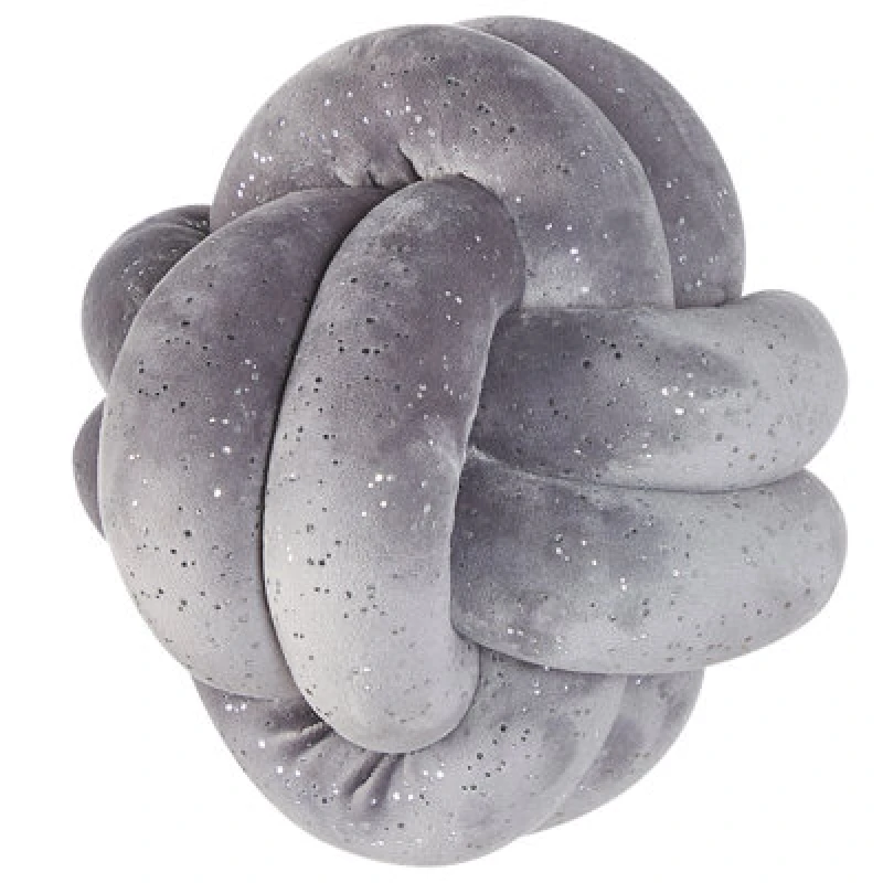 Image of Beliani Throw Cushion Malni Velvet 20 X 20 Cm Grey Solid