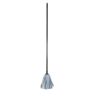 image of JVL Super-Absorbent Lightweight Synthetic Floor Mop Grey/Turquoise