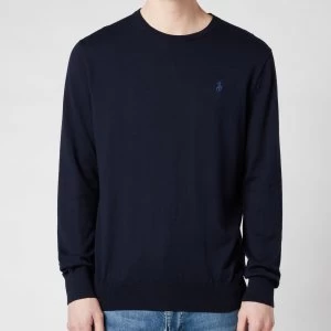 Image of Polo Ralph Lauren Mens Slim Fit Cotton Sweatshirt - Hunter Navy - XXL