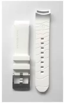Image of Elliot Brown STR-R07 Mens 22mm White Rubber Stainless Steel Watch