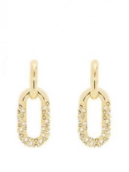 image of All We Are Orion Star Pave Chain Earring