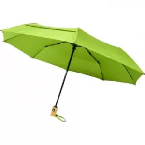 image of Avenue Bo Foldable Auto Open Umbrella (One Size) (Lime)