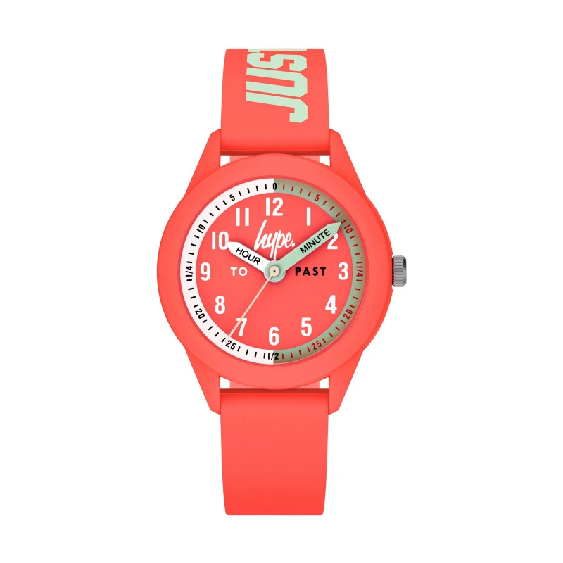 Image of Hype Silicone Strap Quartz Watch Juniors - Beige Beige One Size