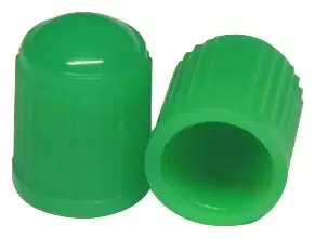 image of Car Dust Caps - Green - Set Of 4 PWN1055 WOT-NOTS