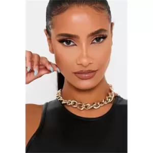 Image of I Saw It First Gold Oversized Chunky Chain Necklace - Metallics