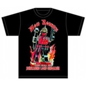 image of Rob Zombie Lord Dinosaur Mens Black TShirt: X Large