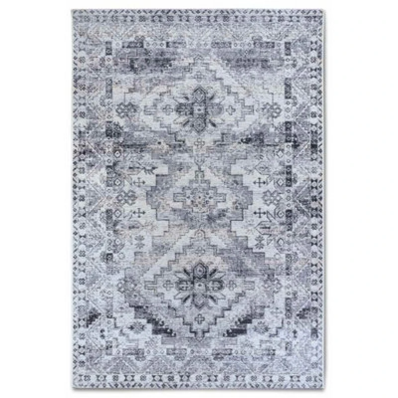 Image of The Rugs Villeroy & Boch Domenique Rug Indoor Outdoor, Uv Resistant Flatweave In Grey