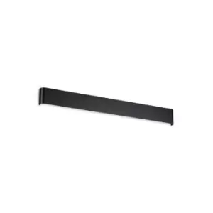 Image of DELTA 83cm Integrated LED Wall Lamp Black, 3000K
