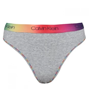 Calvin Klein Rainbow Hipster Briefs - Grey Heath Prid