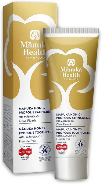 image of Manuka Health Propolis and MGO 400 Manuka Honey Toothpaste 100g