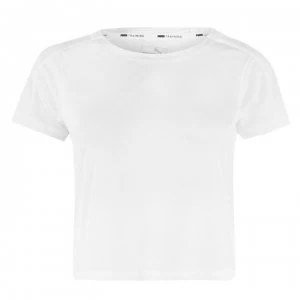 image of Puma LQD CELL Crop T Shirt Ladies - White