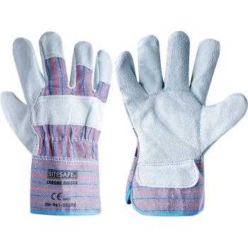 Image of Contractor Standard Chrome Rigger Gloves - Size 10