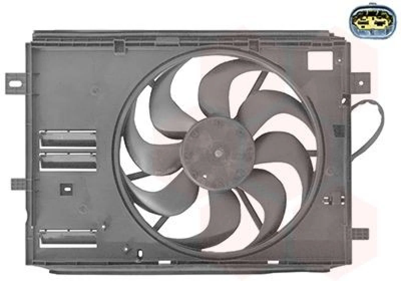 Image of VAN WEZEL Fan, radiator VAN WEZEL 0979746