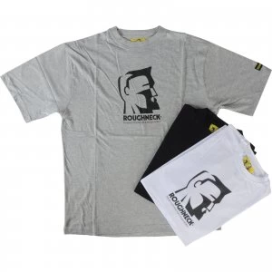 Image of Roughneck Mens Monochrome Logo T Shirt Triple Pack Assorted XL