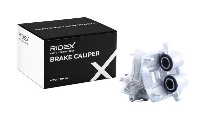 Image of RIDEX 78B1813 Brake caliper Front Axle, without holder Cast Iron Brake Caliper (78)