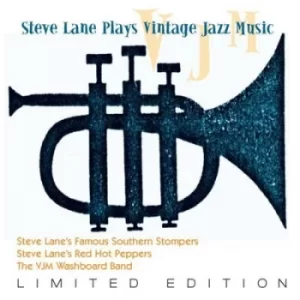 image of Steve Lane Plays Vintage Jazz Music by Steve Lane's Famous Southern Stompers CD Album