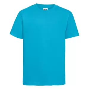 image of Russell Mens Slim Short Sleeve T-Shirt (2XL) (Turquoise)