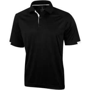 Image of Elevate Mens Kiso Short Sleeve Polo (Pack of 2) (XL) (Solid Black)