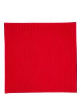 image of Christy Prisim Toweling Shower Mat - Fire Engine Red