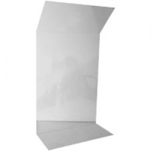 Image of Seco Sneeze Guard Plexiglass Transparent 300 x 200 x 150 mm