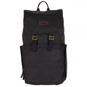 Image of Barbour Traveller Wax Backpack Olive One