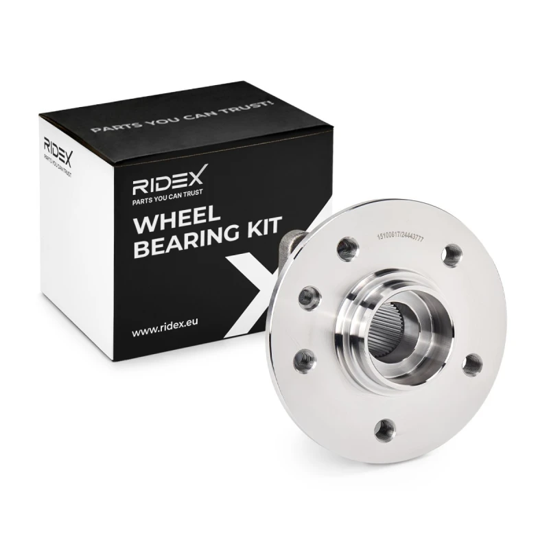 Image of RIDEX 654W1530 Wheel bearing kit Front Axle Right, with integrated ABS sensor Wheel Bearing Kit (654)