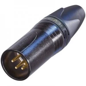 Image of Neutrik NC4MXX-B XLR connector Plug, straight Number of pins: 4 Black
