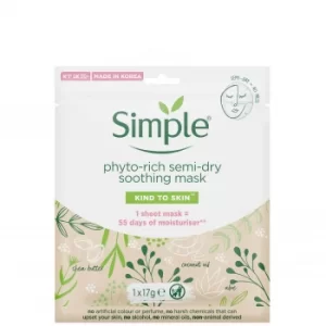 image of Simple Kind To Skin Phyto-Rich Soothing Mask (Semi Dry)