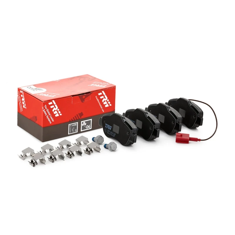 Image of TRW GDB1746 Brake pad set incl. wear warning contact, with accessories, with brake caliper screws Brake Pad Set,disc brake (402)