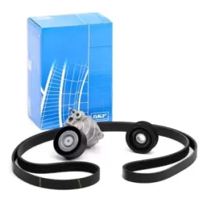 Image of SKF V-ribbed belt set VKMA 38020 Serpentine belt kit,Auxiliary belt kit MERCEDES-BENZ,VIANO (W639),M-Klasse (W163),E-Klasse Limousine (W210)