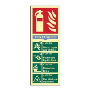 Image of Fire Extinguisher Dry Powder - Photolum (202 x 82mm)