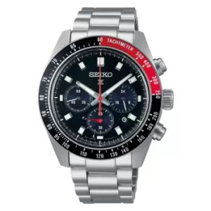 image of Seiko Prospex Speedtimer Solar Chronograph Black Dial Stainless Steel Bracelet Mens Watch SSC915P1(Releasing 1st Nov)