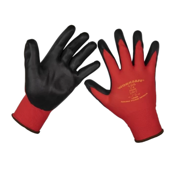 image of Flexi Grip Nitrile Palm Gloves (Large) - Pair