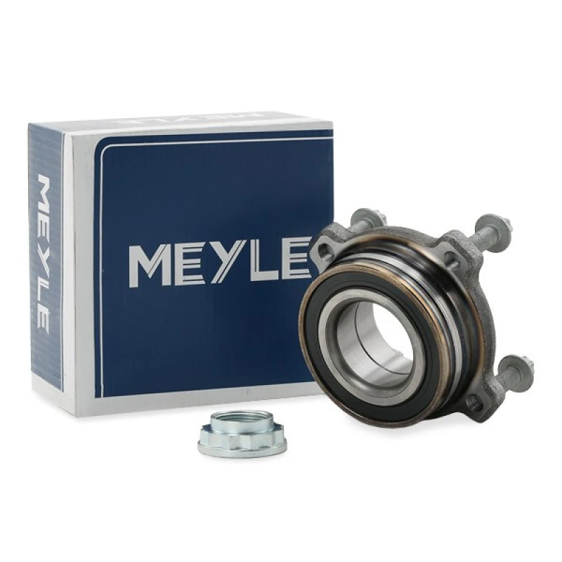 Image of MEYLE 300 343 1101/S Wheel Hub Original Quality, Rear Axle, with integrated magnetic sensor ring, with fastening/mounting material Wheel Hub (653)