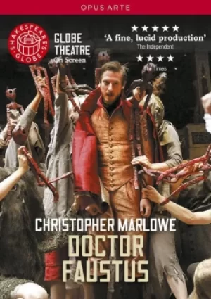 Image of Marlowe: Dr Faustus (Globe August 2011) (Charlotte Broom/ Michael Camp/ Matthew Dunster) [Globe on Screen] [2013] (DVD)