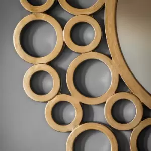 Image of Palmer Mirror 118cm Gold Effect