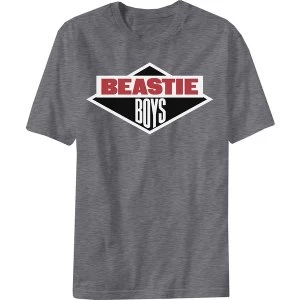 image of The Beastie Boys - Logo Unisex Large T-Shirt - Grey