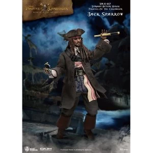 Image of Pirates of the Caribbean Dynamic 8ction Heroes Action Figure 1/9 Jack Sparrow 20 cm