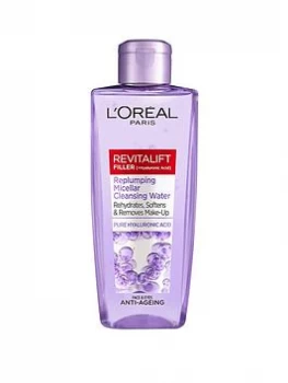 image of LOreal Revitalift Filler Replumping Micellar Water 200ml